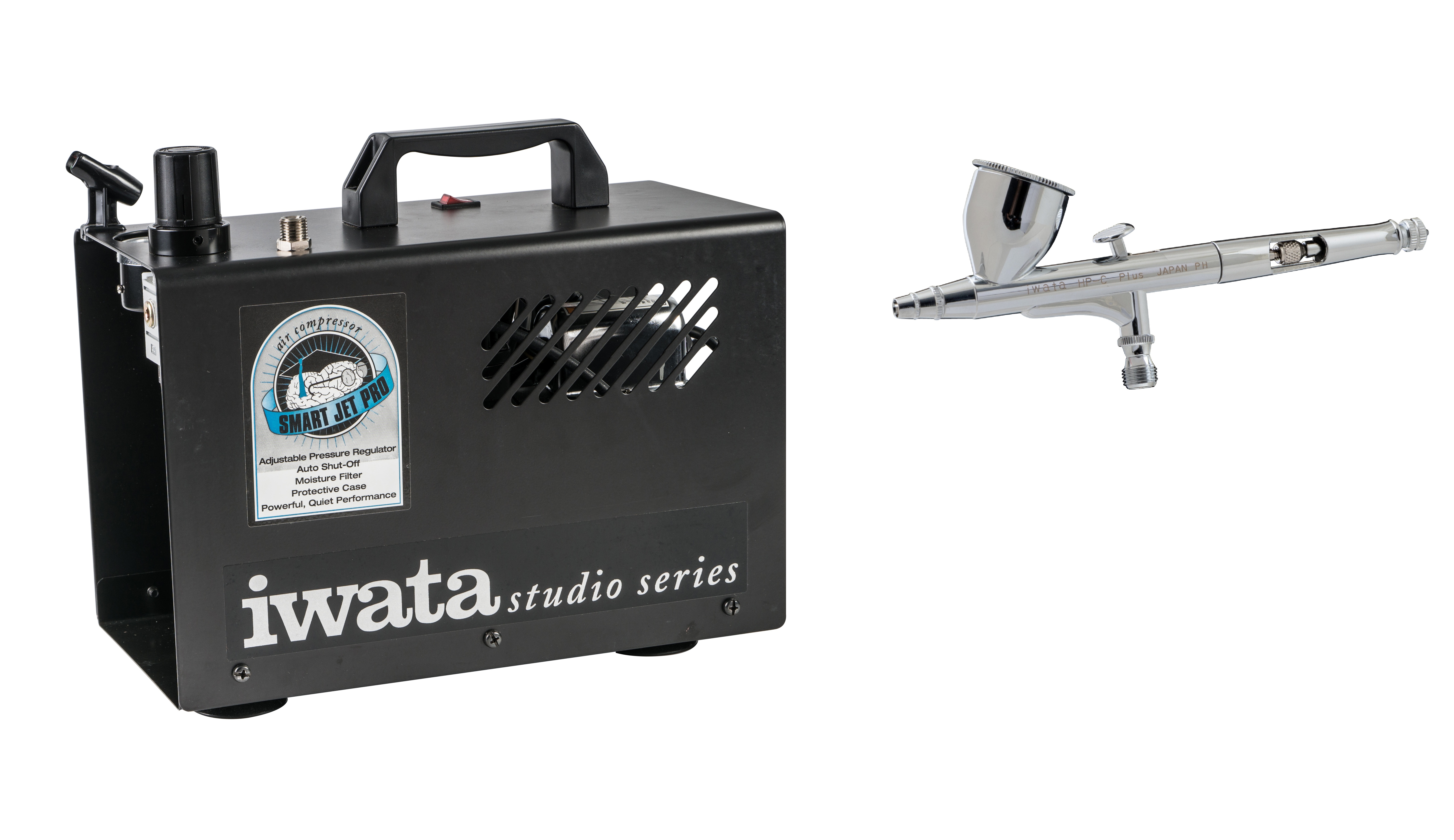 Iwata Professional Mobile Make-Up Kit with Ninja Jet Compressor
